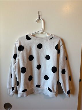 H&M girls polka dot sweater